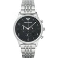 EMPORIO ARMANI Beta Silver Stainless Steel Chronograph Quartz Watch - AR1863