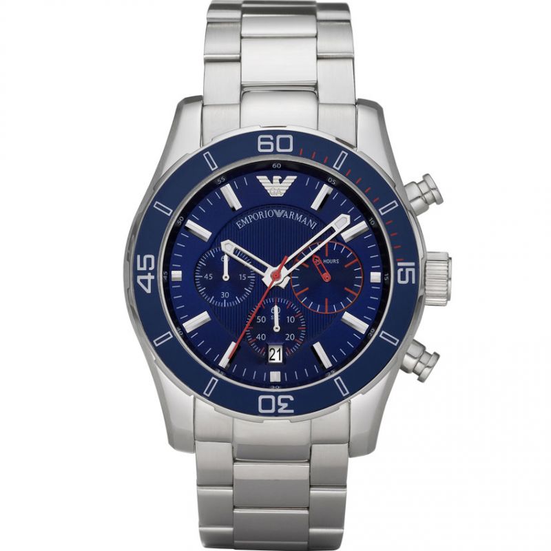 Emporio Armani - Men’s Chronograph Stainless Steel 45mm Watch AR5933