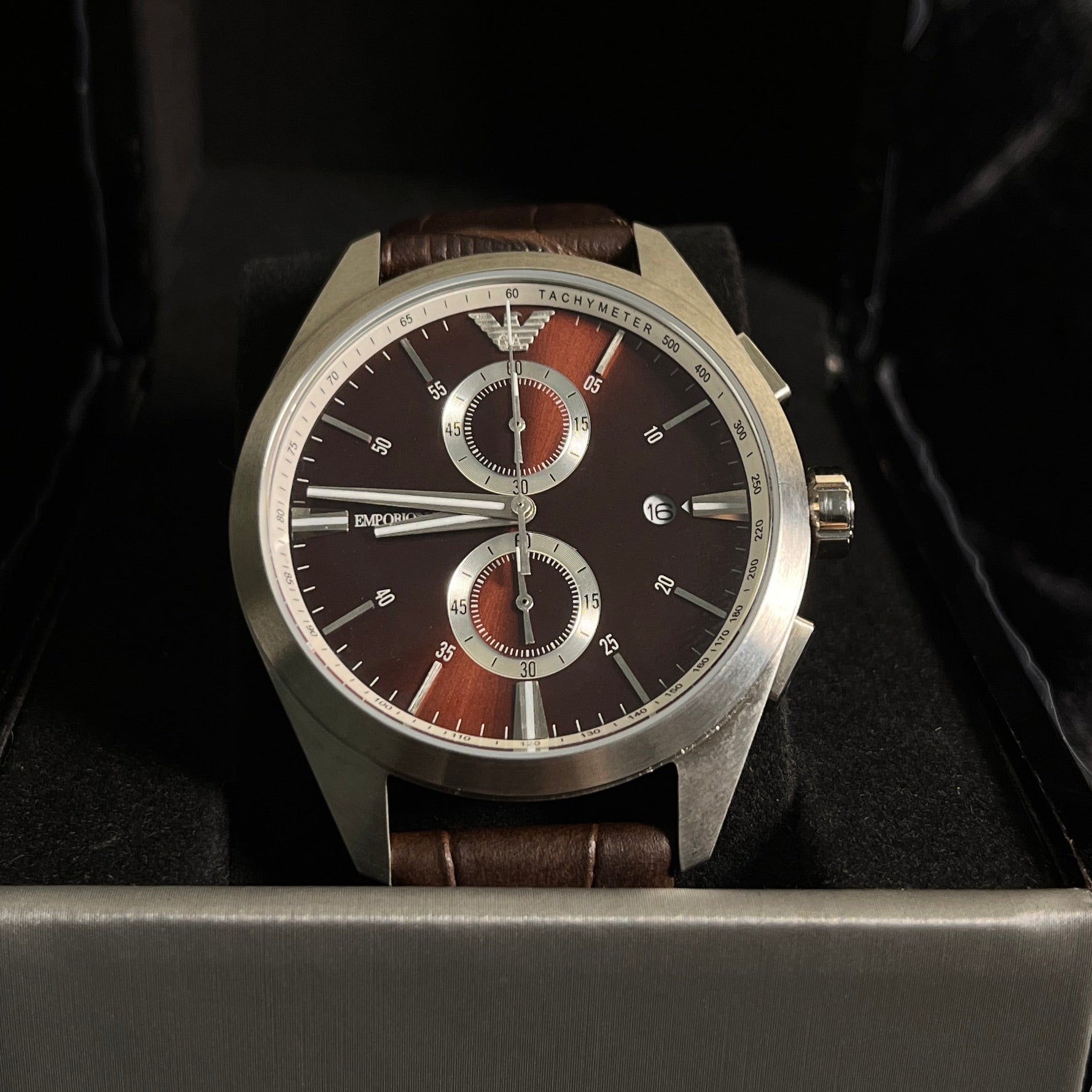 Emporio Armani Chronograph Quartz Brown AR11482