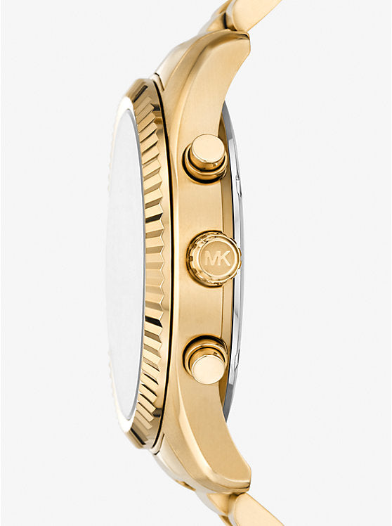 Michael Kors Oversized Lexington Gold-Tone Watch - MK9153
