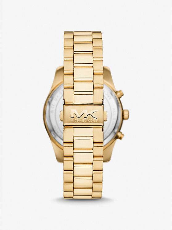 Michael Kors Oversized Lexington Gold-Tone Watch - MK9153
