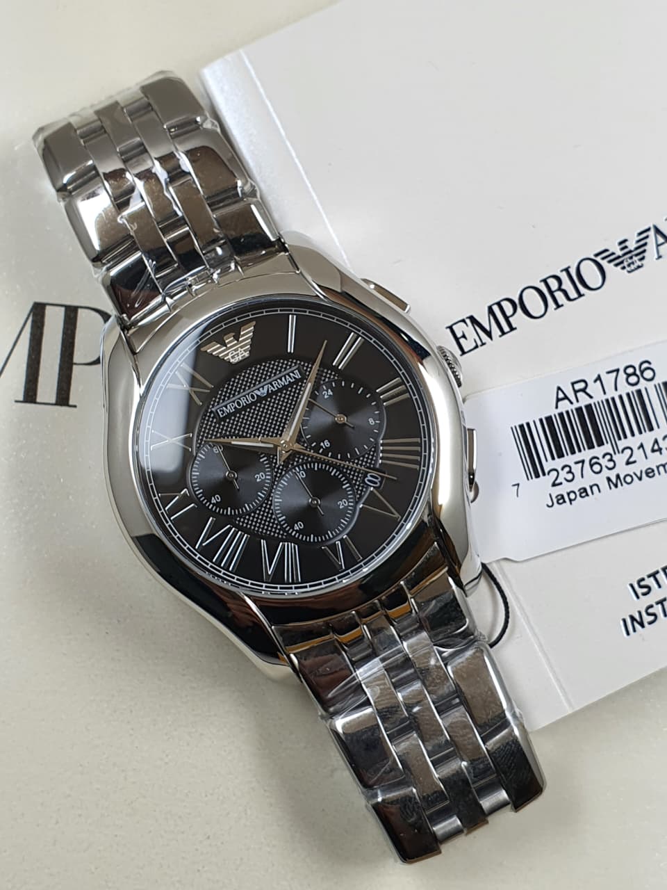 Emporio Armani - Stainless Steel Men's Chronograph Watch AR1786