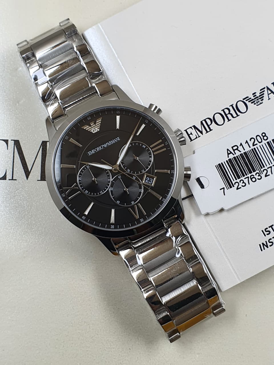 Emporio Armani Men’s Chronograph Stainless Steel 44mm Watch AR11208