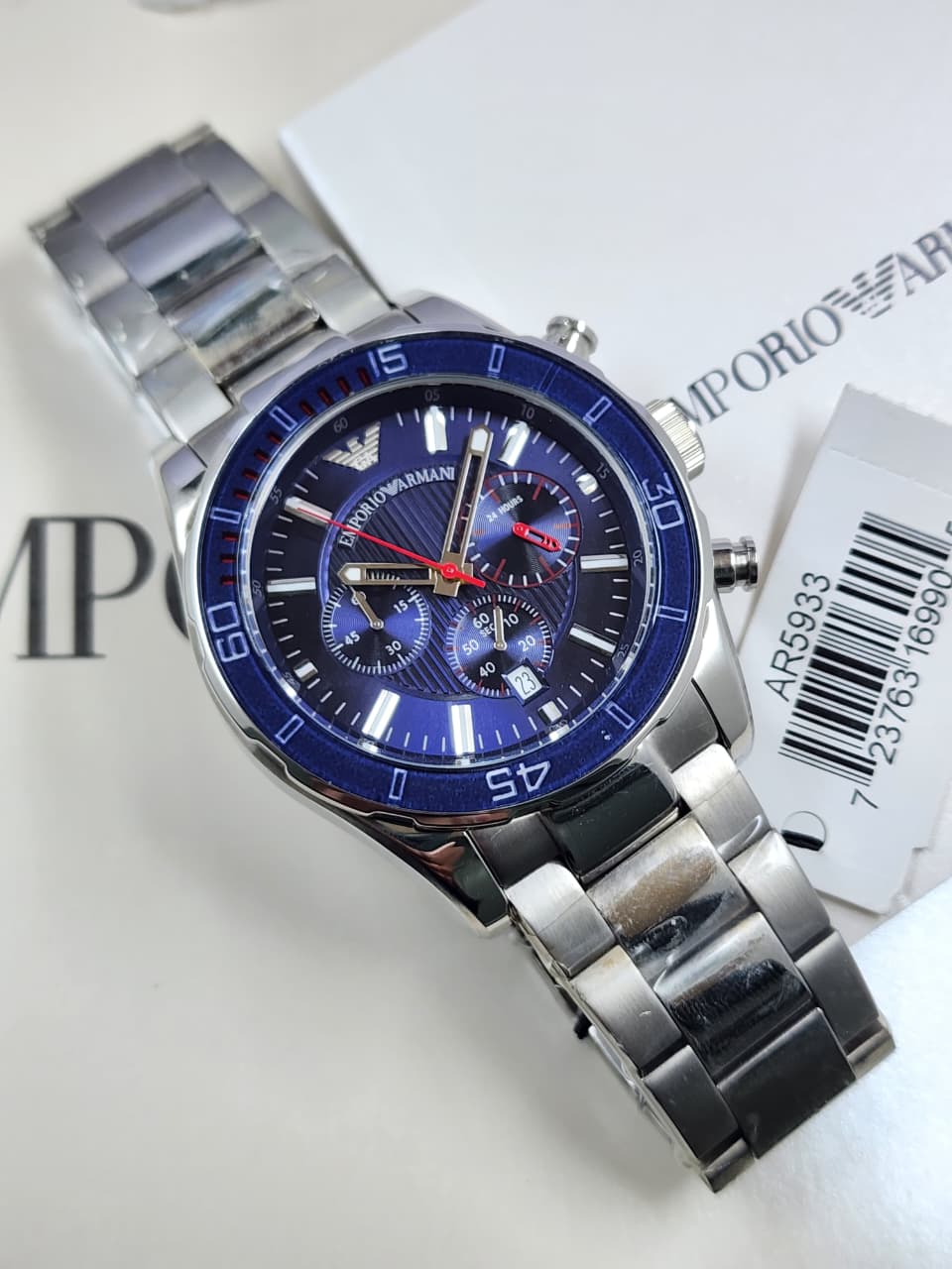 Emporio Armani - Men’s Chronograph Stainless Steel 45mm Watch AR5933