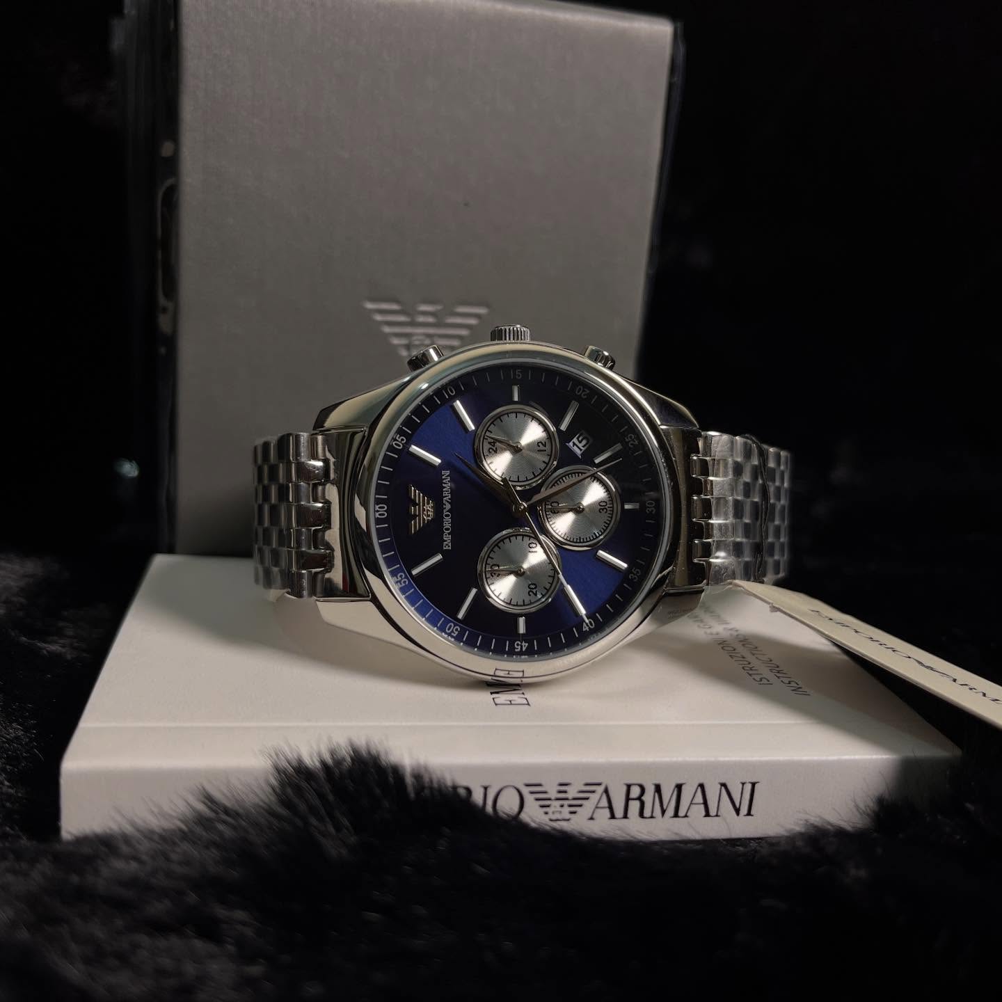 Emporio Armani Chronograph Stainless Steel Watch AR11582
