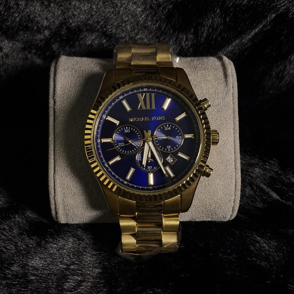 Michael Kors Oversized Lexington Gold-Tone Watch - MK9153