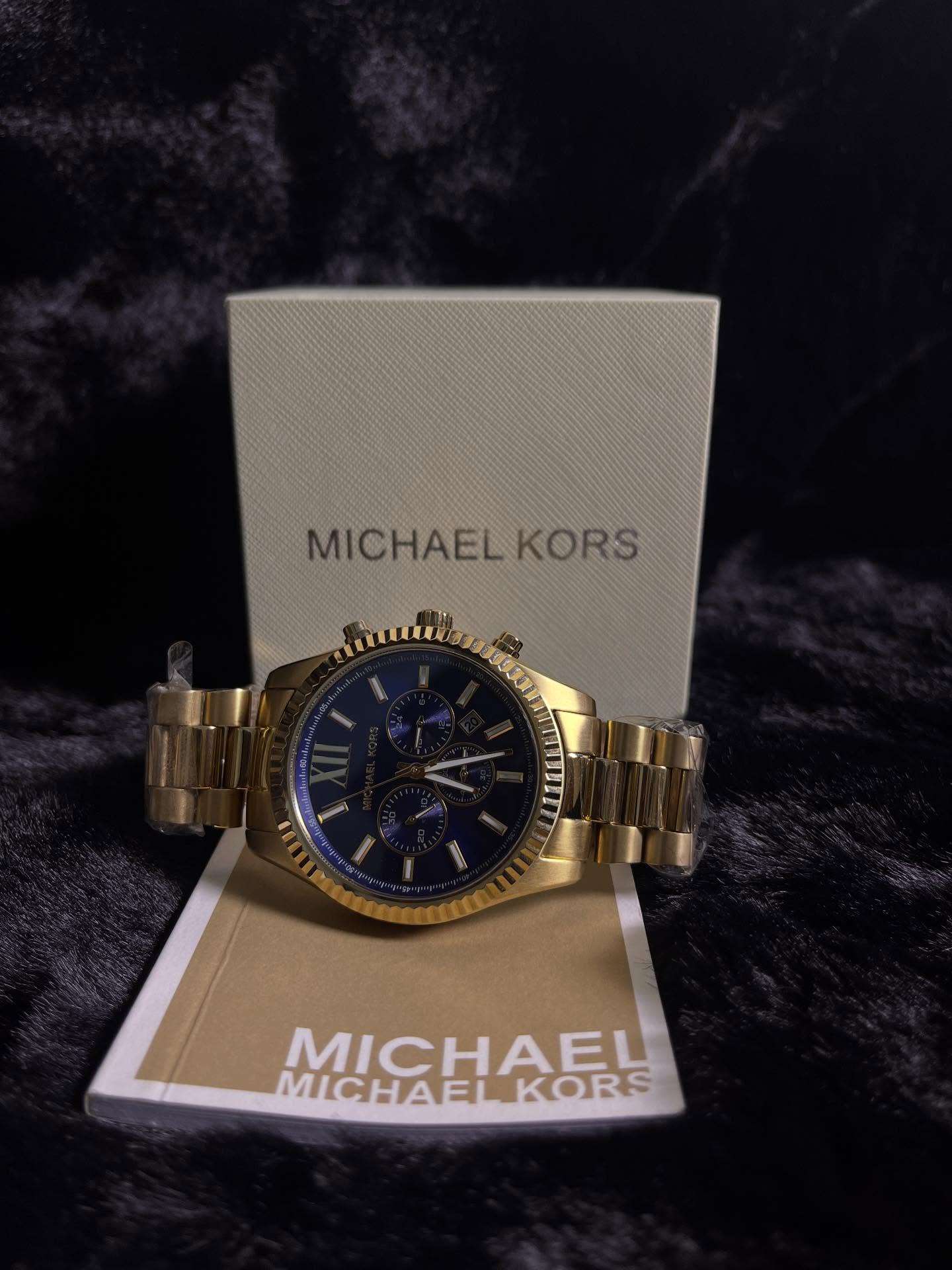 Michael Kors Oversized Lexington Gold-Tone Watch - MK9153