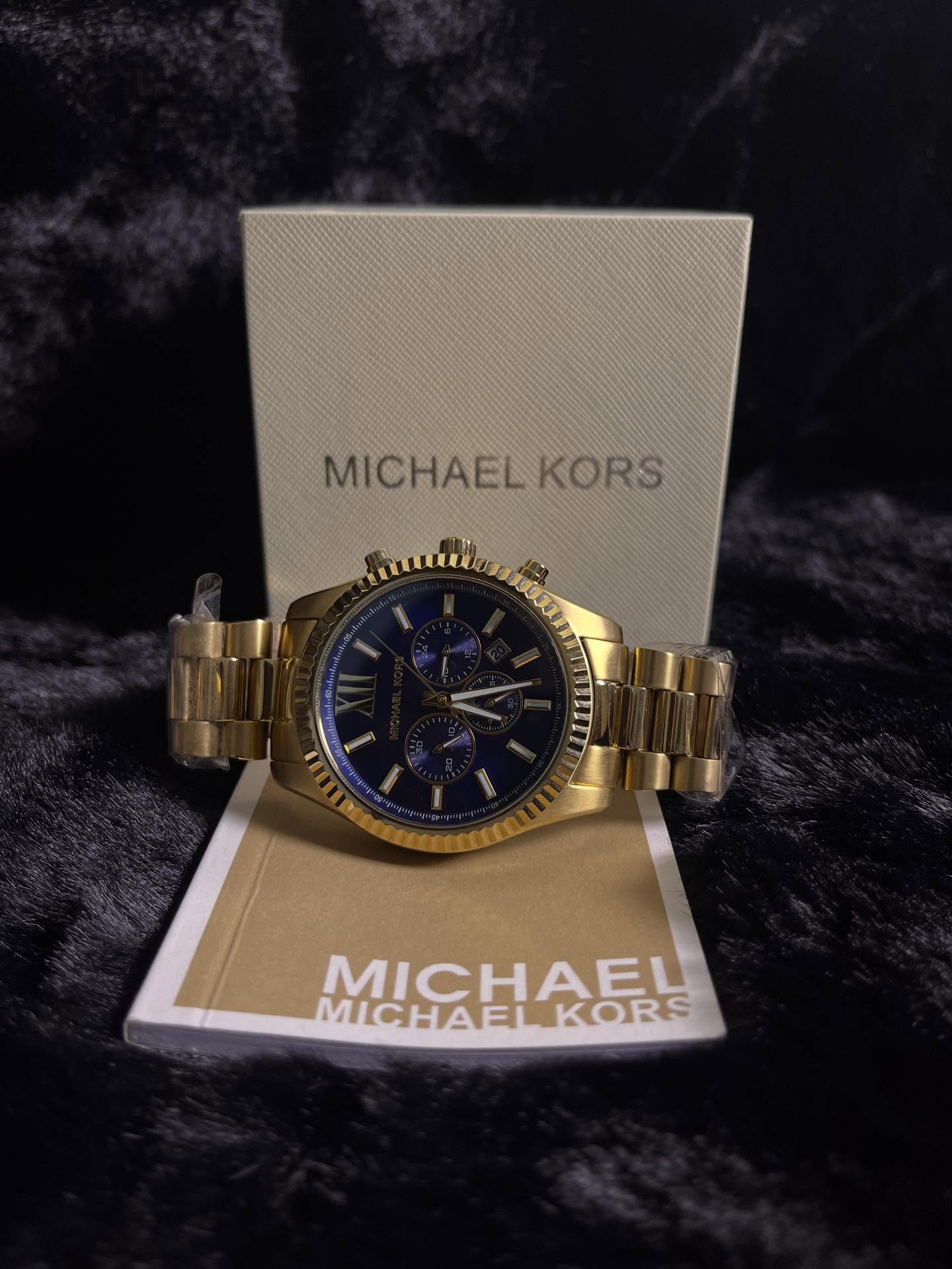 Michael Kors Oversized Lexington Gold-Tone Watch - MK9153