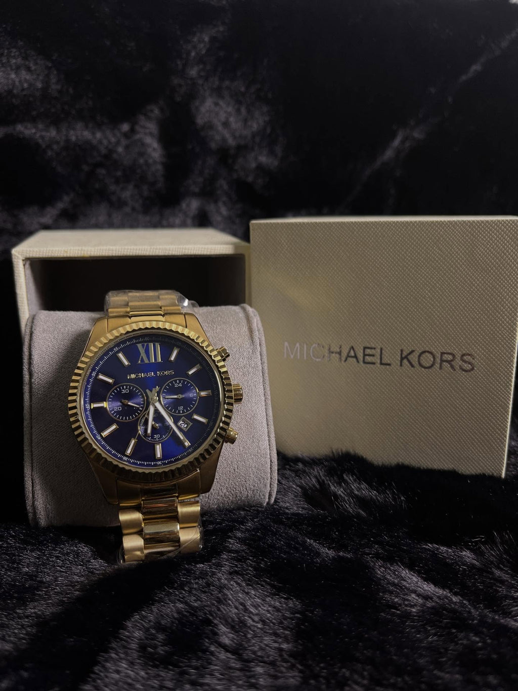 Michael Kors Oversized Lexington Gold-Tone Watch - MK9153